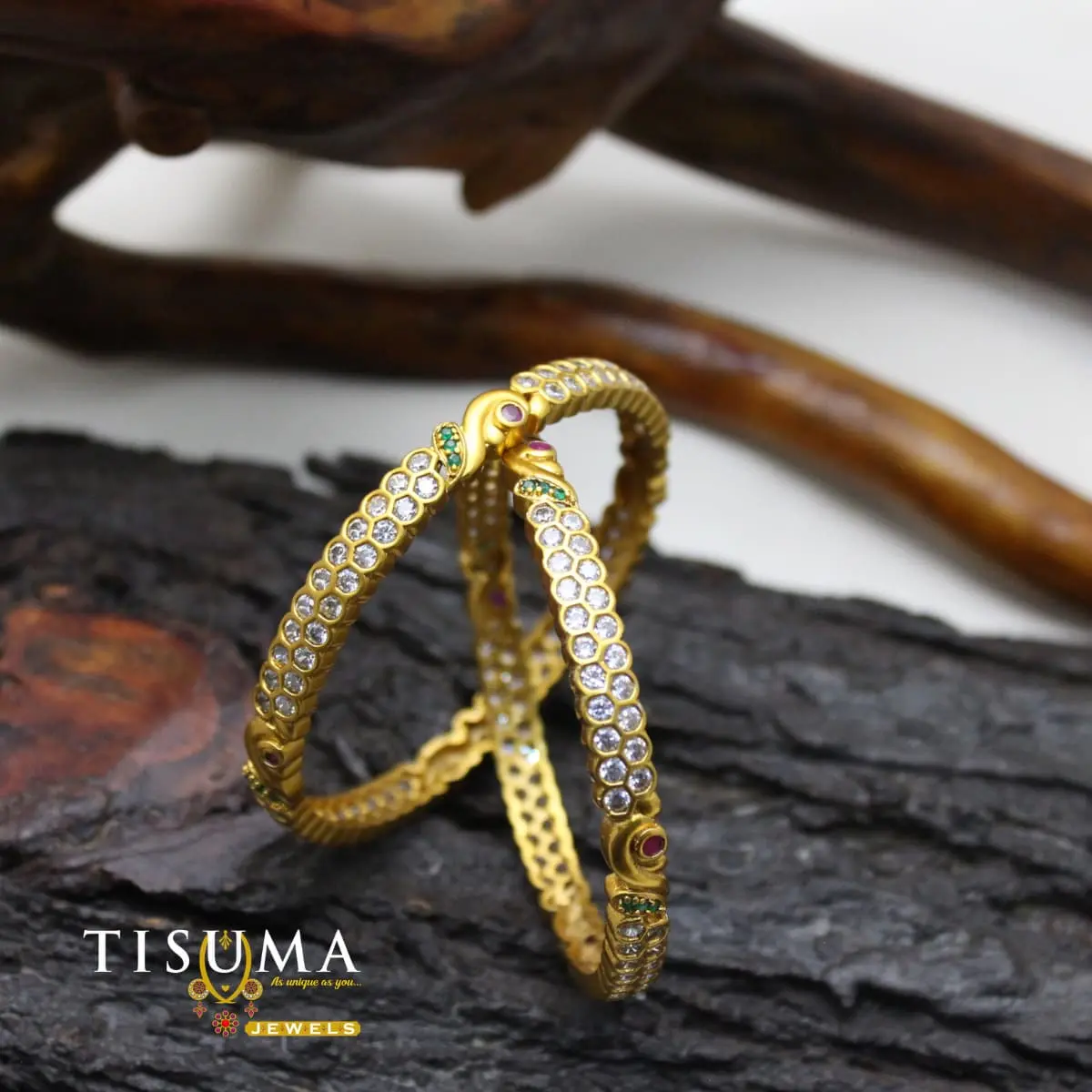 Honeycomb Sleek Bangles